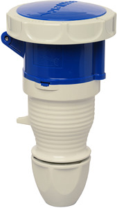 Kupplung Trompetenverschraubung 32A CEEtyp 230V 3p 6h bl IP67