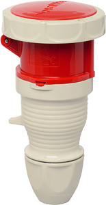 Kupplung Trompetenverschraub. 16A CEEtyp 400V 50/60HZ 6h rt 4p IP67