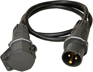 CEE NEO-Leitung Stecker und Kupplung 16A 3P 1h IP54 5m lang und Typ