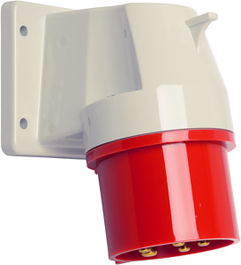 CEE-Anbaugerätestecker 5x32A 400V 6h IP44 schräg