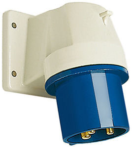 Anbaugerätestecker schräg 63A CEEtyp 230V 50/60HZ 9h bl 4p IP44