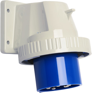 Anbaugerätestecker schräg 32A CEEtyp 230V 9h bl 5pol. IP67