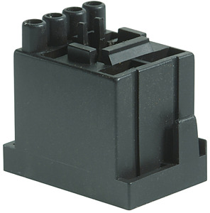 Stiftmodul der Baureihe MO RJ45 für Crimp- und LWL-Kontakte