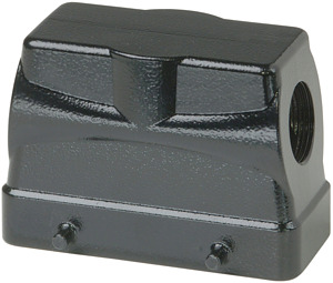 Tüllengehäuse B HT 16 aus Aluminium der Höhe 65mm mit Querverriegelung