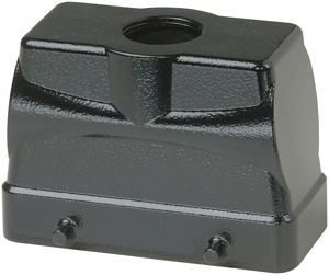 Tüllengehäuse B HT 16 aus Aluminium der Höhe 65mm mit Querverriegelung