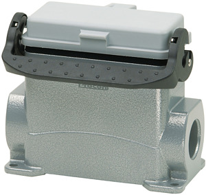 Sockelgehäuse B16 MS H68mm 1xM25 GR LVB m. Deckel