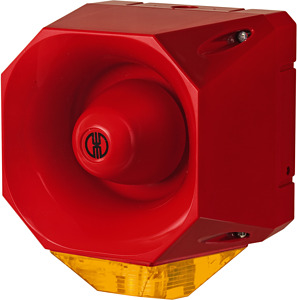 Blitz-Sirene WM 42 Töne 115-230VAC RD/YE