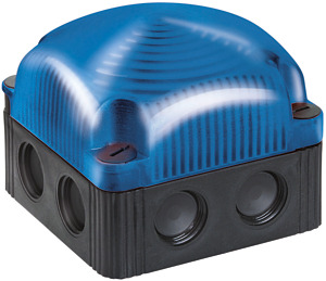 LED-Doppelblitzleuchte BWM 48VAC BU